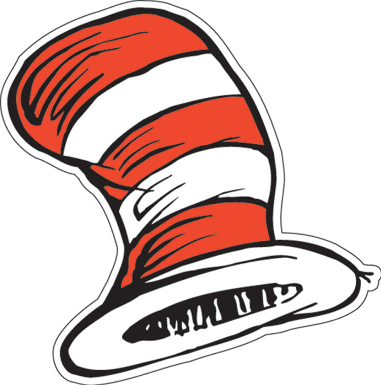 The Cat in the Hat Hats Paper Cut Outs