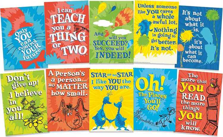 Dr. Seuss™ Poster Set - Tie-Dye