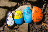 Hide & Seek Rock Painting Kit (weight varies due to natural rocks)