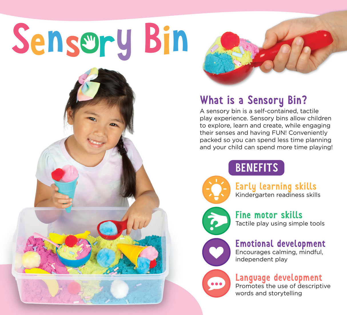 Sensory Bin Ice Cream Shop