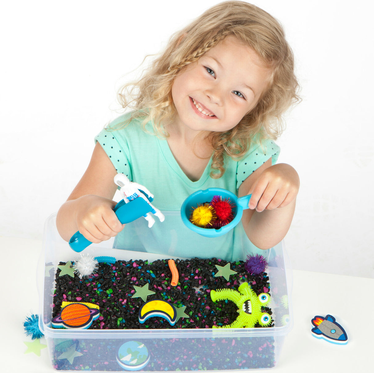 Sensory Bin - Outer Space