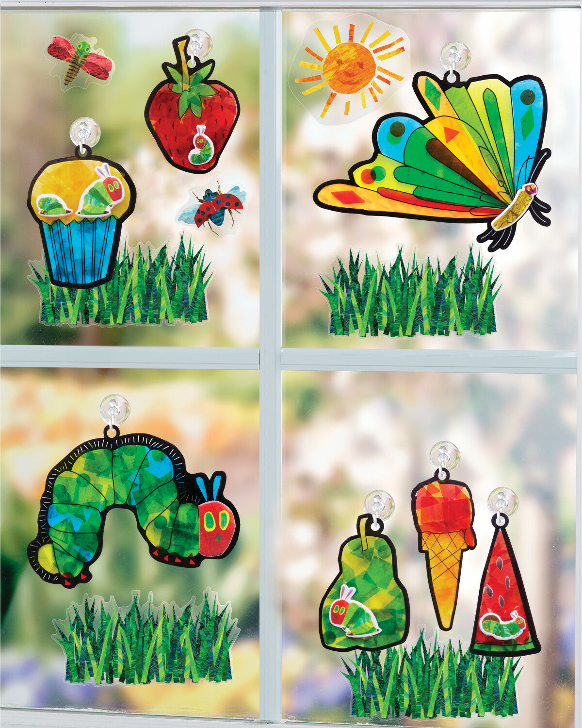 The Very Hungry Caterpillar Sticker Suncatchers