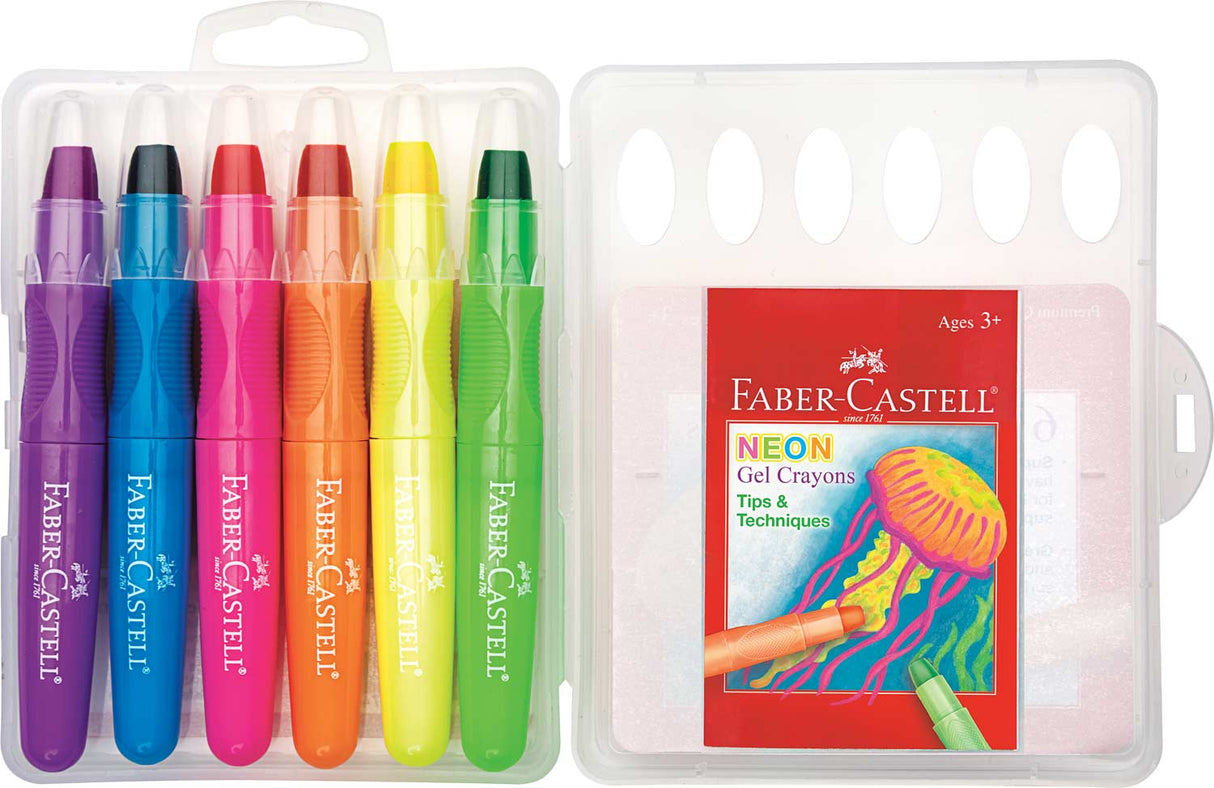 6ct Neon Gel Crayons 6ct Neon Gel Crayons