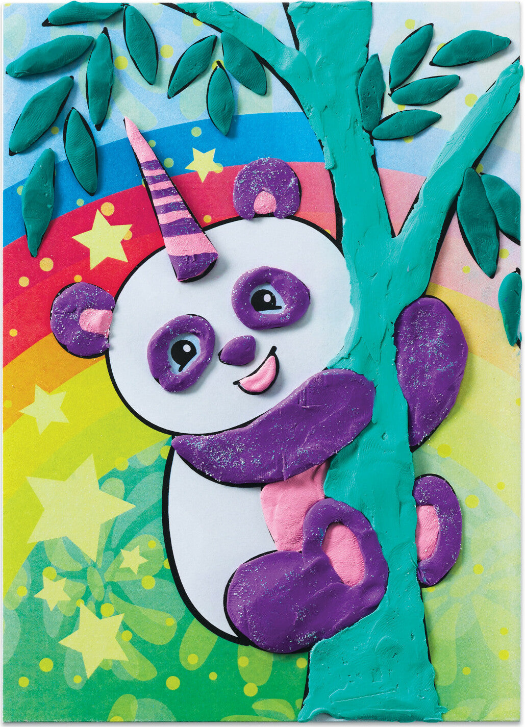 Do Art Coloring With Clay Unicorn & Friends