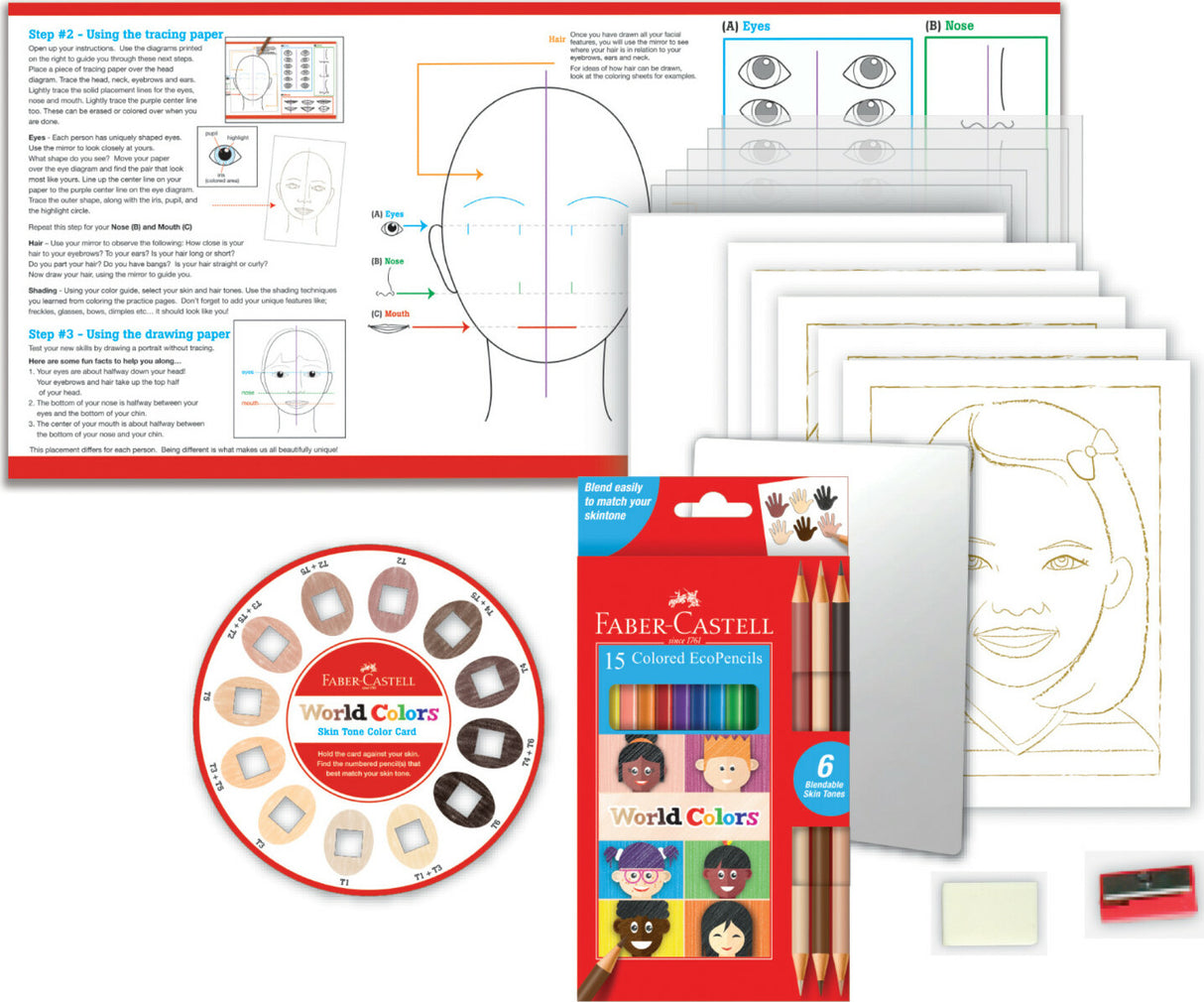 World Colors How To Draw Faces