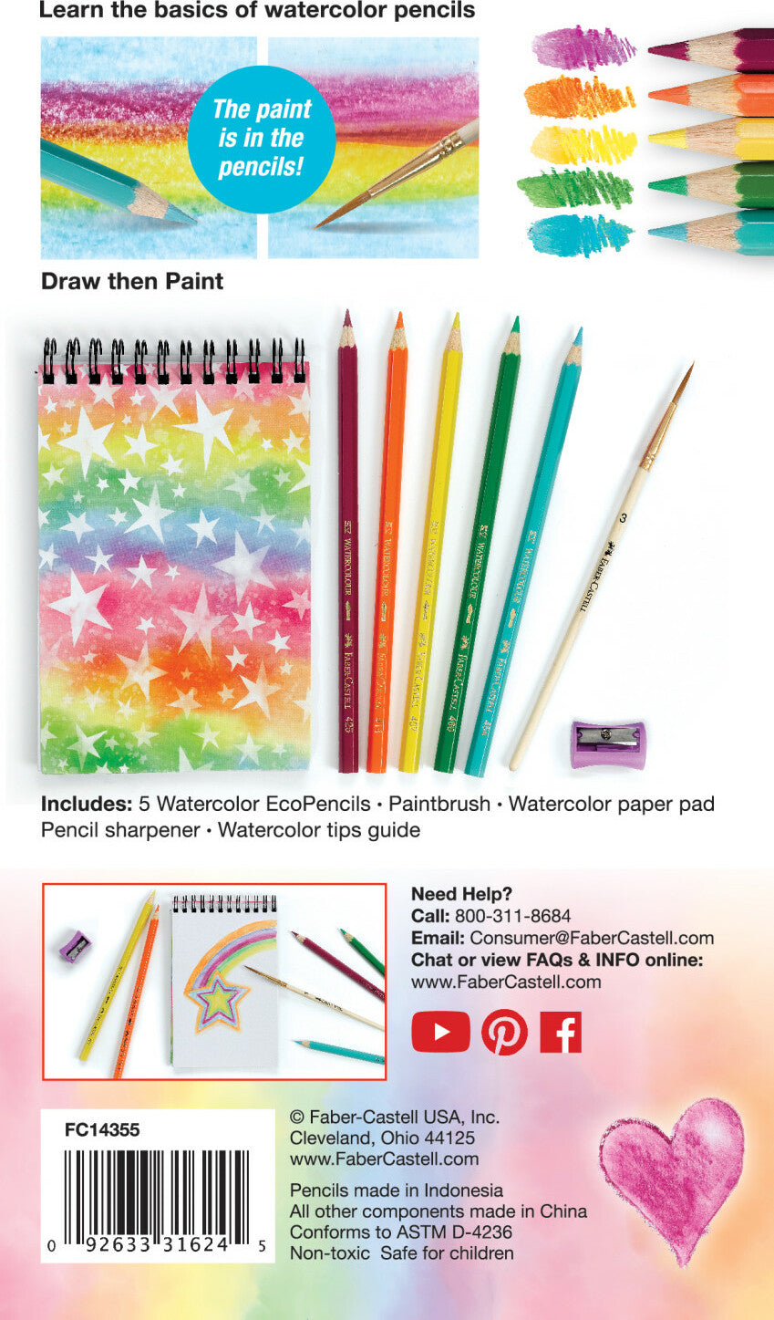 How To RainbowWatercolor Pencils Starter Set