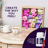 OKTO Sensory Art 3D Woodcraft "Inspiration" – Flowers Craft Kit