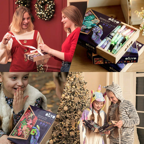 OKTO Sensory Art 3D Woodcraft "Inspiration" – Flowers Craft Kit