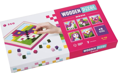 Wise Elk/Cubika Wooden Mosaic Kit - Wooden Pixels Magic 250 pcs