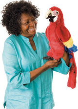 Macaw, Scarlet Hand Puppet