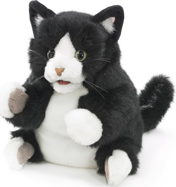 Tuxedo Kitten Hand Puppet