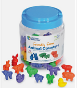 Friendly Farm Animal Counters (72 PC