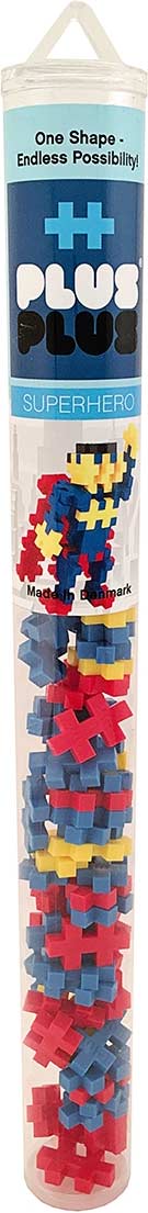 Plus-Plus Superhero Mini Maker Tube