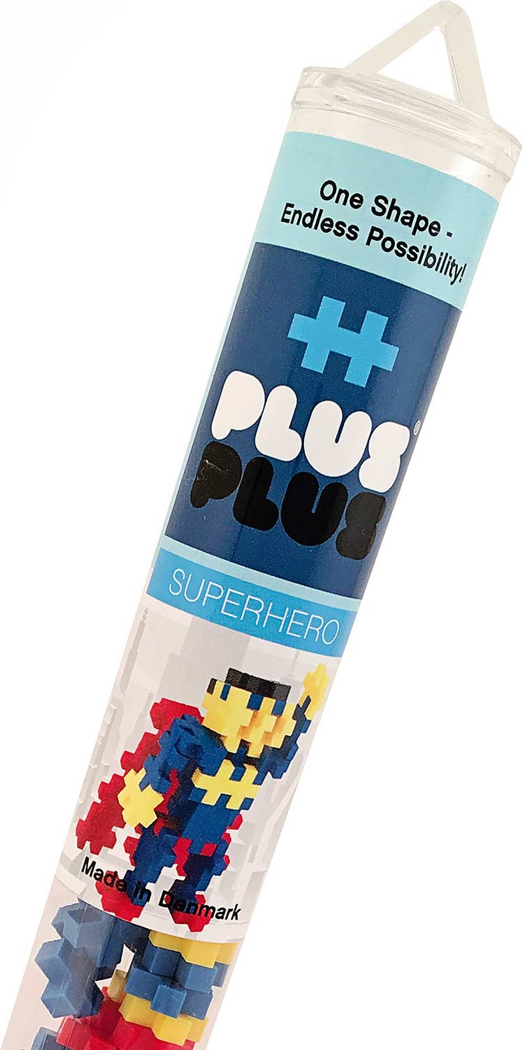 Plus-Plus Superhero Mini Maker Tube