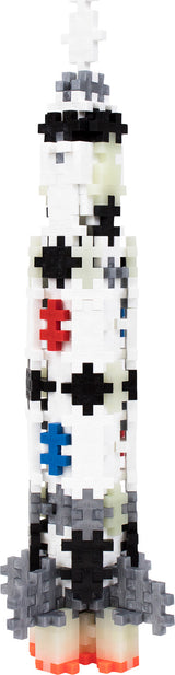 Plus-Plus Tube - Saturn V Rocket (Glow in the Dark)