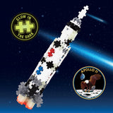 Plus-Plus Tube - Saturn V Rocket (Glow in the Dark)