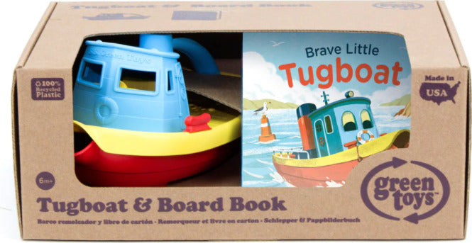 Tugboat & Board Book Set