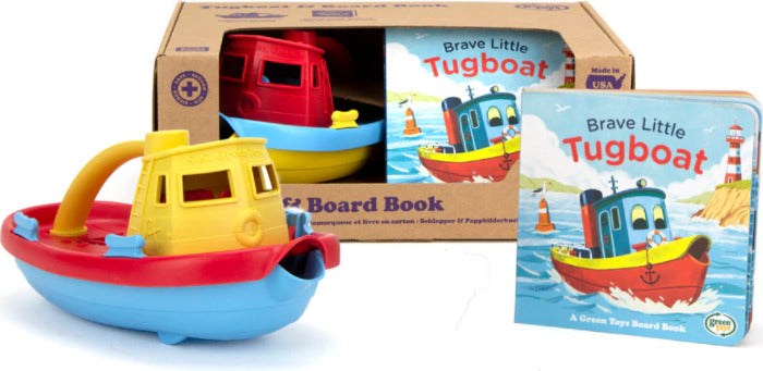 Tugboat & Board Book Set