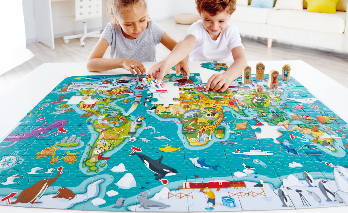 2-in-1 World Tour Puzzle and Game