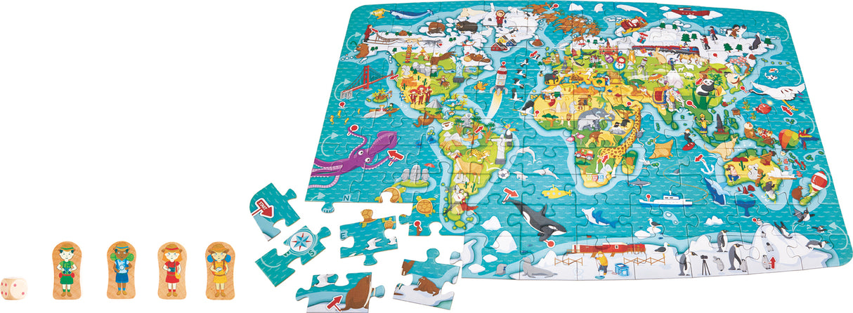 2-in-1 World Tour Puzzle and Game