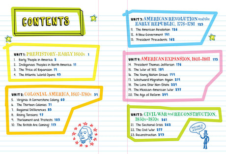Everything You Need to Ace U.S. History in One Big Fat Notebook, 2nd Edition: The Complete Middle School Study Guide
