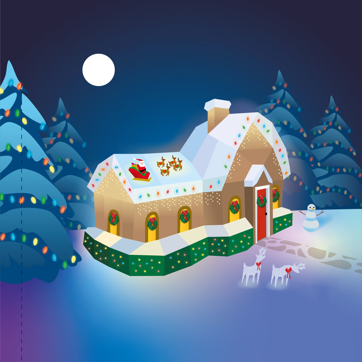 Paint by Sticker Kids: Holly Jolly Christmas: Create 10 Pictures One Sticker at a Time! Includes Glitter Stickers