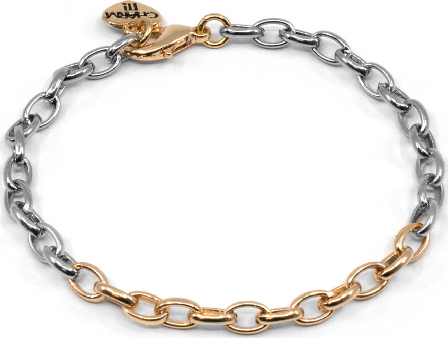 Two-Tone Chain Bracelet