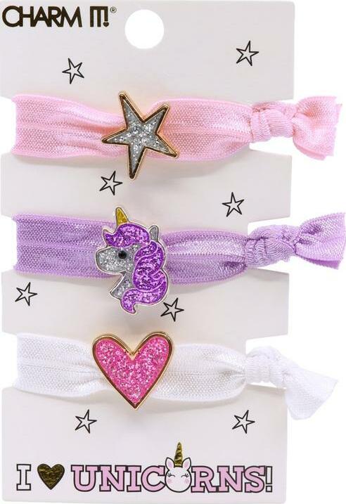 Unicorn Hair Elastic Set