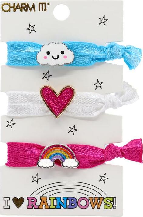 Rainbow Hair Elastic Set