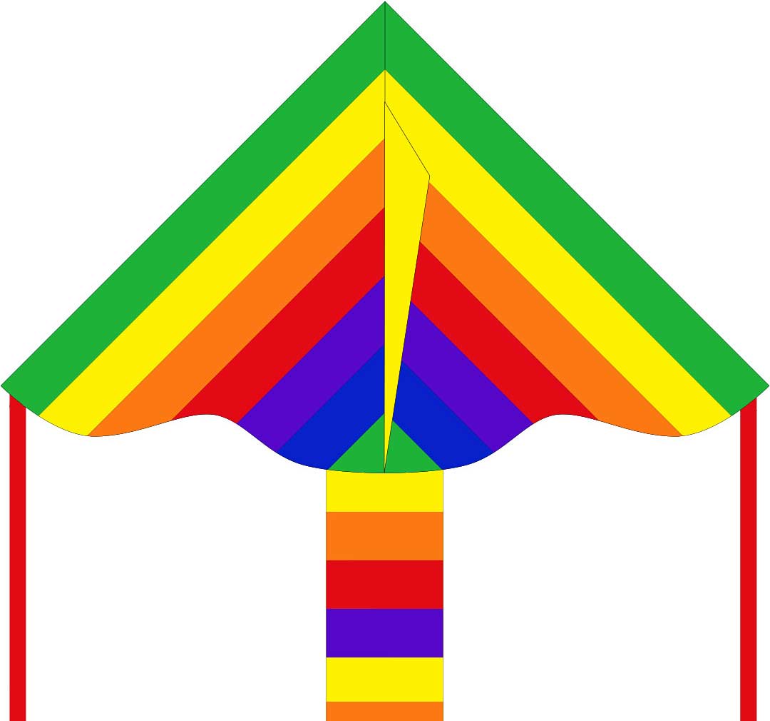 Eco: Simple Flyer Rainbow 85cm 33"