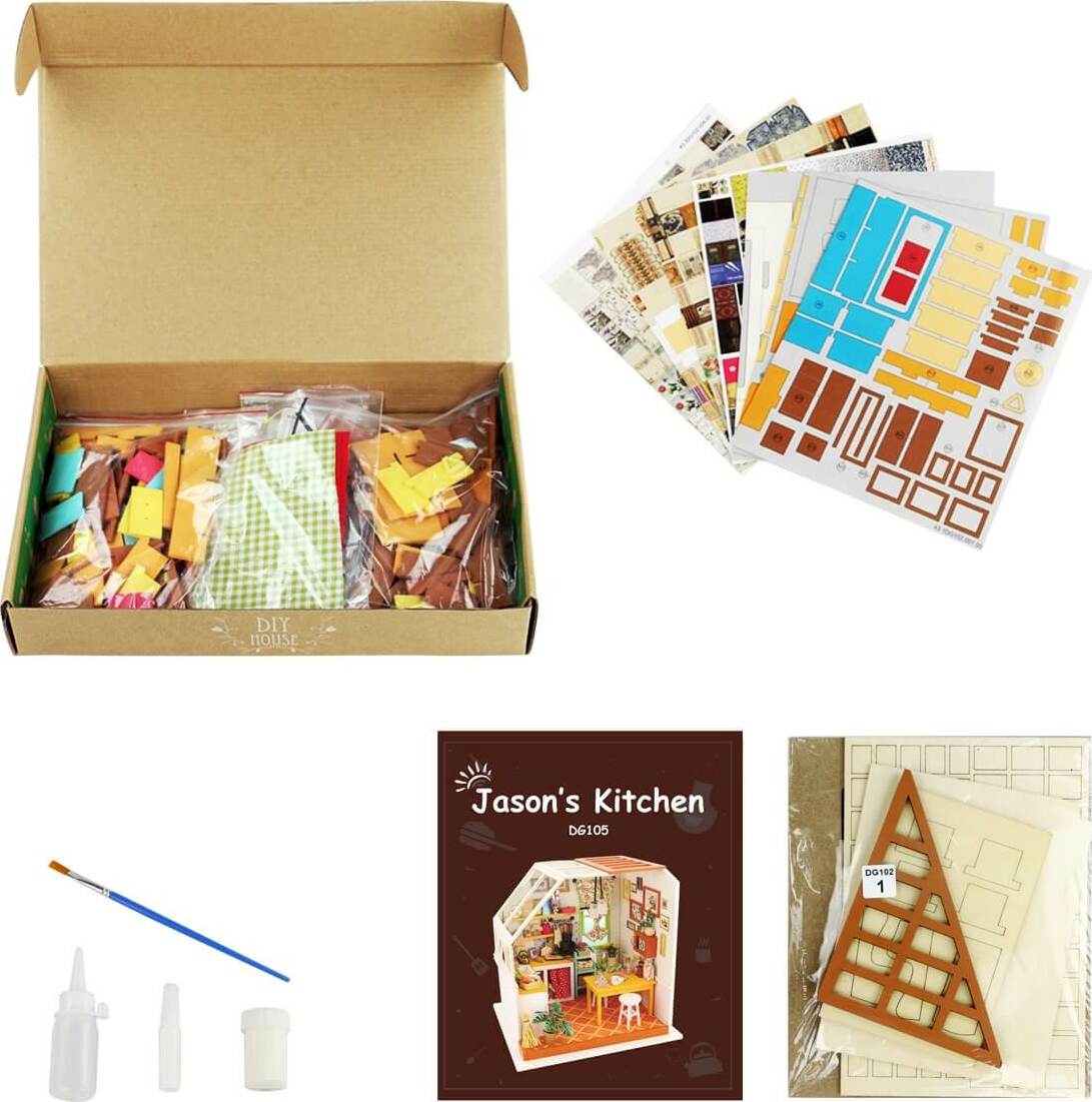 DIY Dollhouse Miniature - Jason's Kitchen