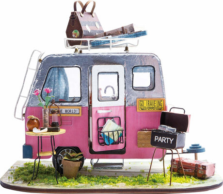 DIY Dollhouse Miniature Kit - Happy Camper