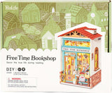 DIY Miniature House Kit: Free Time Bookshop