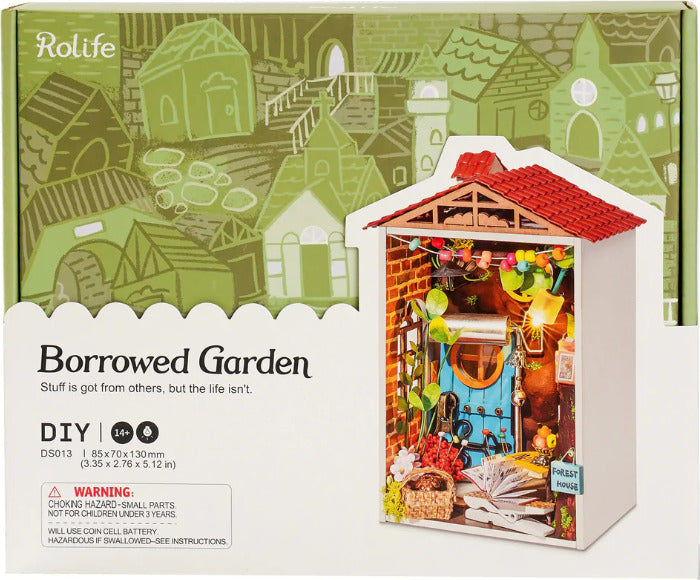 DIY Miniature House Kit: Borrowed Garden