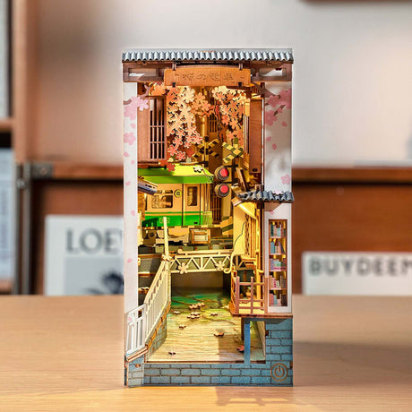 DIY Miniature House Kit: Sakura Tram