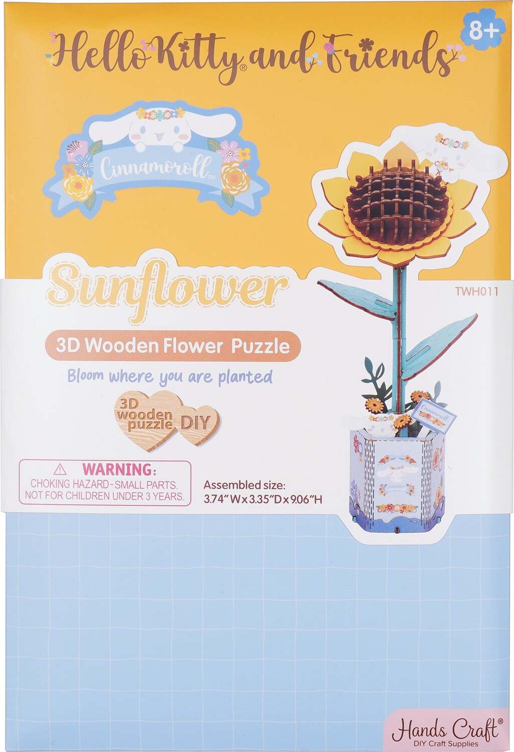 Hello Kitty® and Friends Flower Puzzle: Cinnamaroll Sunflower