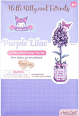 Hello Kitty® and Friends Flower Puzzle: Lilac Kuromi