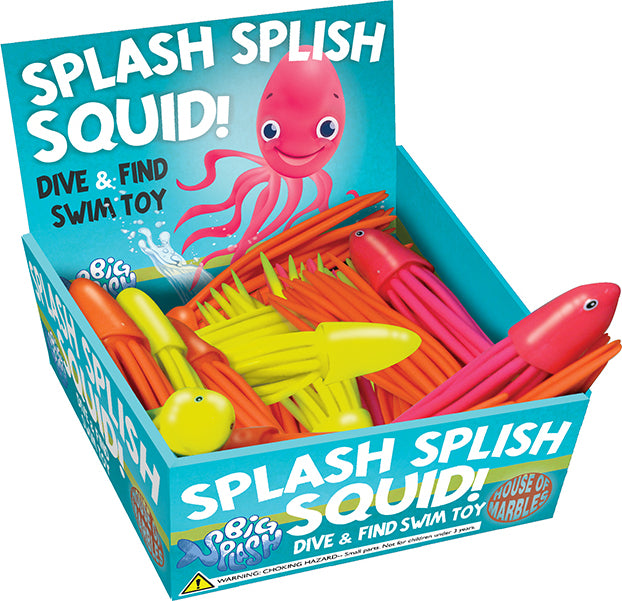 Splash Splish Squid Dive  Find Toy  Assorted