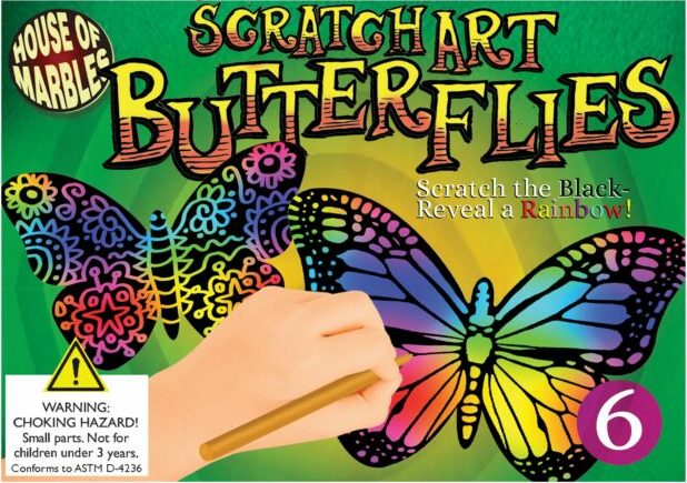 Scratch Art Set - Butterflies