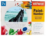 Wise Elk Artwille - Energy (Black Stallion) DIY Paint by Numbers