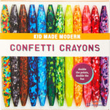 Kid Made Modern Confetti Crayons