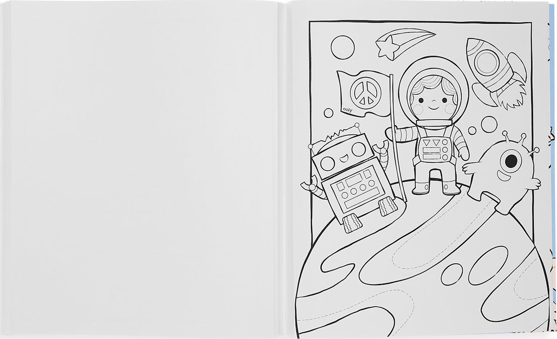 Color-in Book: Outerspace Exp