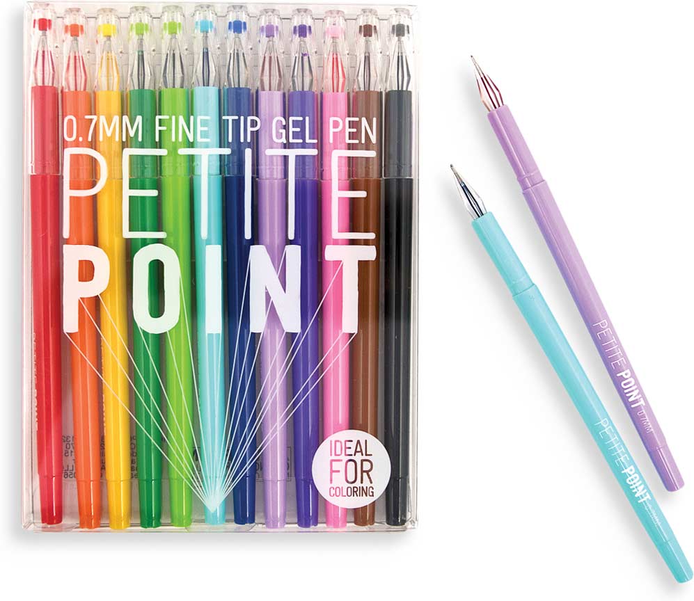 Petite Point Gel Pens - Set of 12