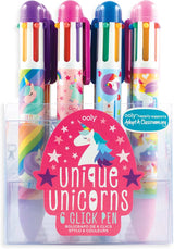 6 Click Pens - Unique Unicorns (assorted)