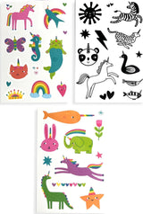 Mini Temporary Tattoos - Unicorn Party