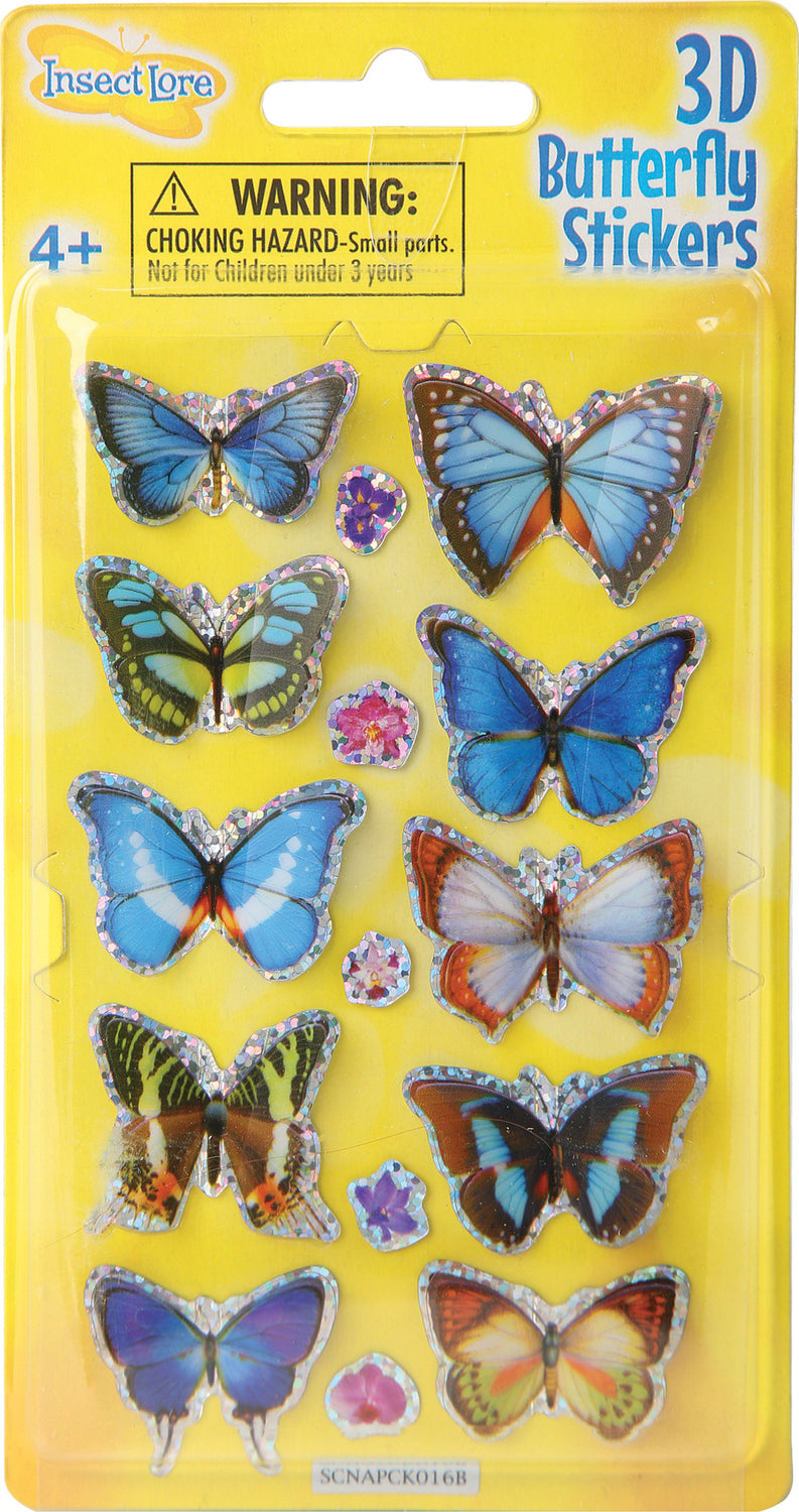 3D Butterfly Stickers