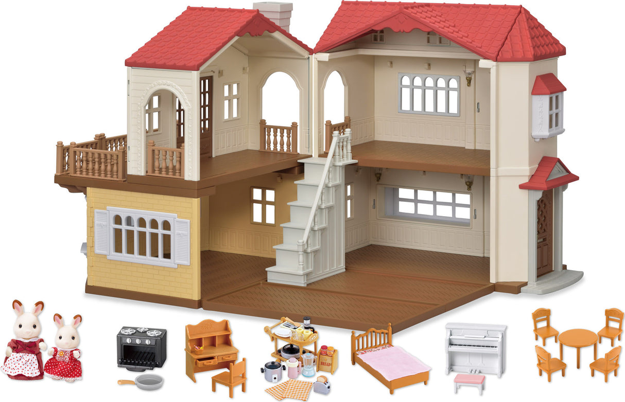 Calico Critters Red Roof Cozy Cottage Starter Home