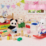 Calico Critters Baby's Toy Box - Snow Rabbit & Panda Babies