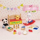 Calico Critters Baby's Toy Box - Snow Rabbit & Panda Babies