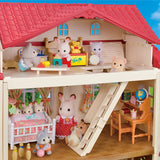 Calico Critters Red Roof Country Home -Secret Attic Playroom